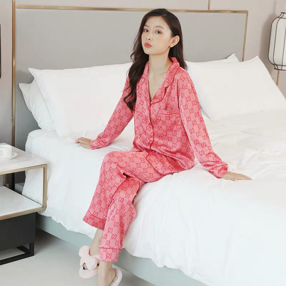 Silk home wear 2 pieces set Cnpajama