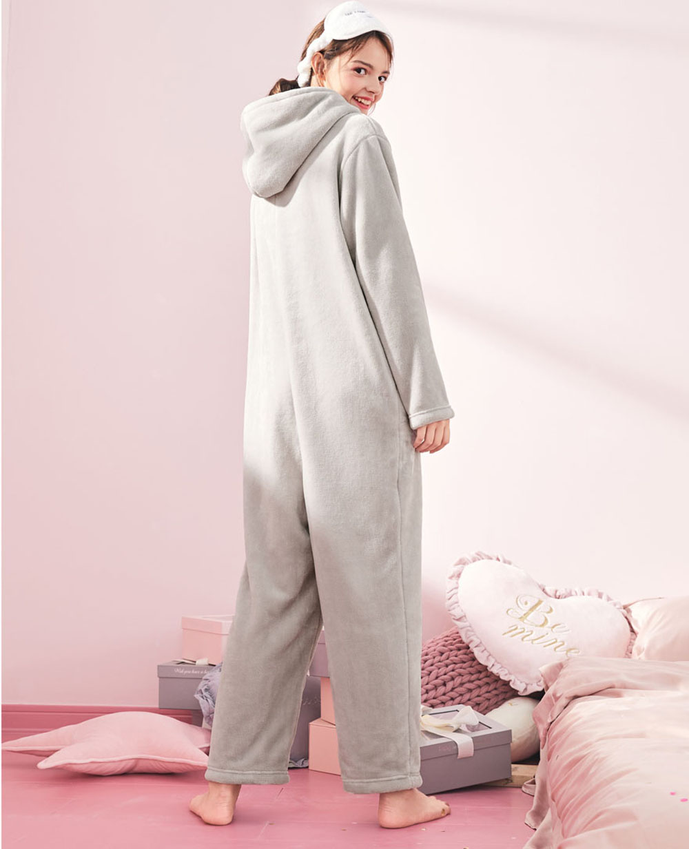 women's onepiece pajamas no feet fleece onesie manufacturer Cnpajama